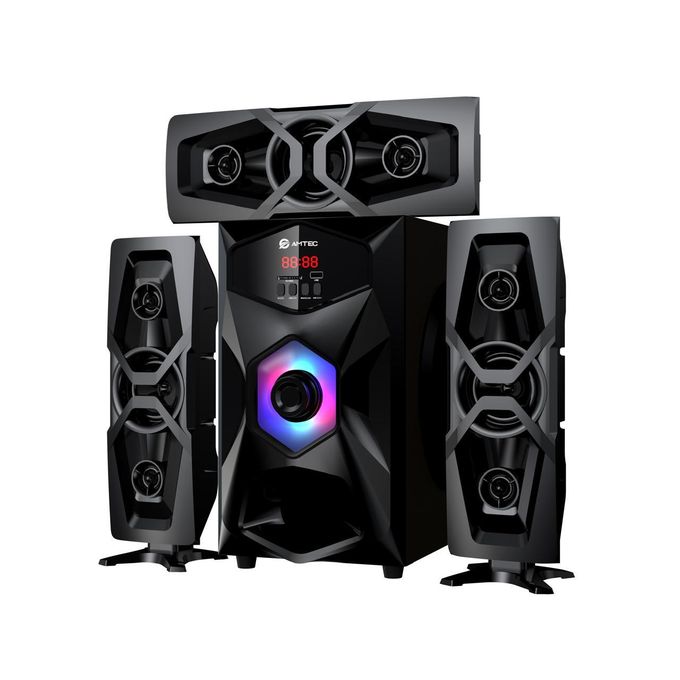 1 Amtec AM-307 3.1CH X-BASS Multimedia Home Theater System – 12000W PMPO